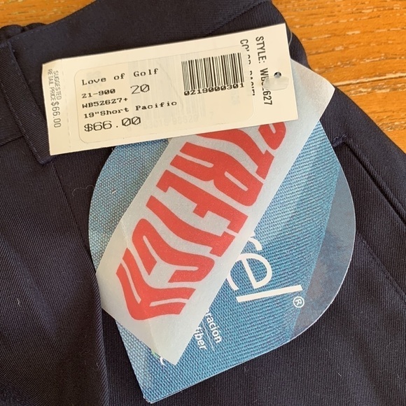 Bette & court shorts NWT. Long athletic wear shorts with belt loops zipper front - Picture 6 of 14